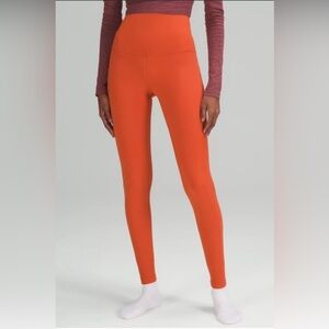 Size 6 Used Lululemon Align Super High Rise Leggings 28”
